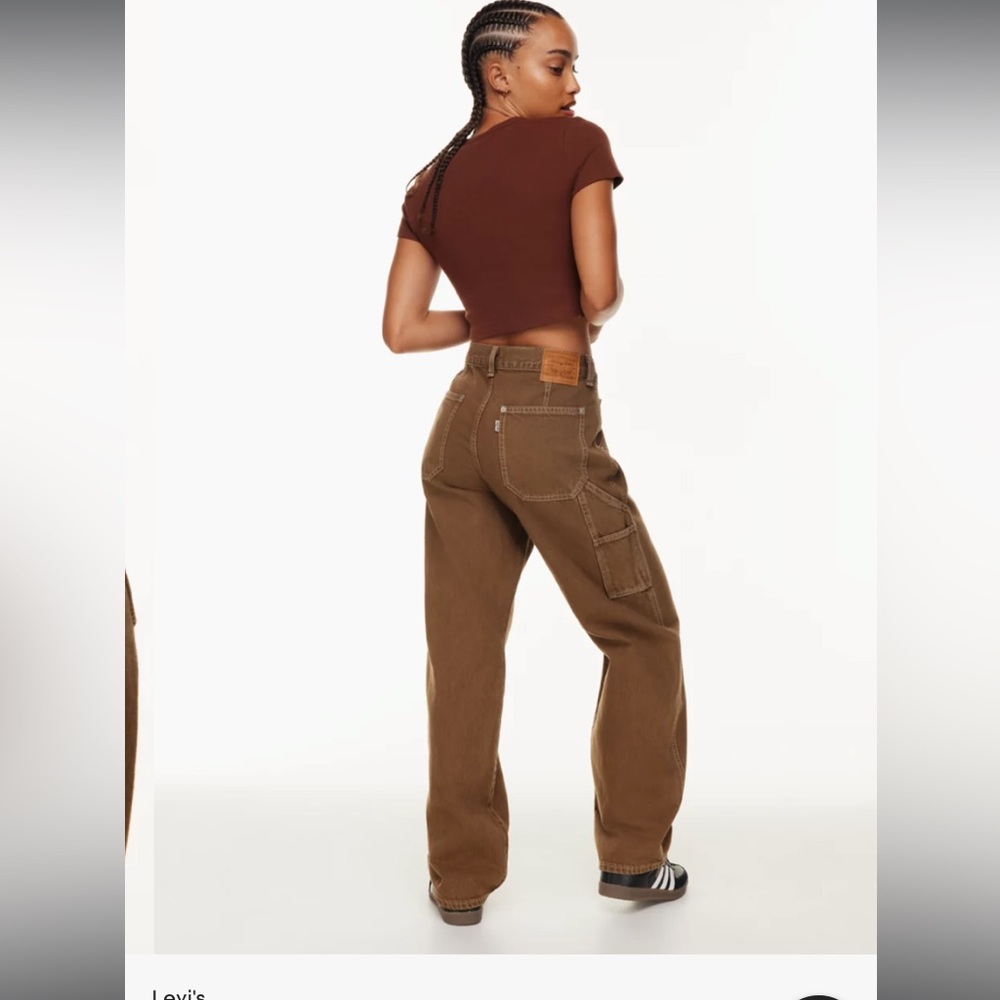 Levi’s premium Utility Dad Jeans/ Brown 🤎